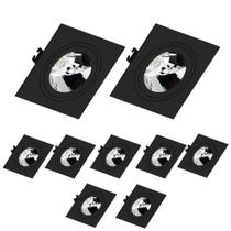 9 Spot Embutir Preto AR70 Base GU10 Bivolt Save Energy 9 Spot Embutir Preto AR70 Base GU10 Bivolt Save Energy
