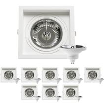 9 Spot Embutir Recuo AR111 + Lâmpada LED 12W 4000K Save Energy 9 Spot Embutir Recuo AR111 + Lâmpada LED 12W 4000K Save Energy