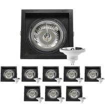 9 Spot Embutir Recuo AR111 + Lâmpada LED 12W 4000K Save Energy 9 Spot Embutir Recuo AR111 + Lâmpada LED 12W 4000K Save Energy