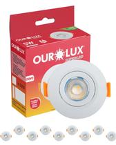 9 Spot Led Redondo De Embutir Bivolt 5w 6400k Ourolux 9 Spot Led Redondo De Embutir Bivolt 5w 6400k Ourolux