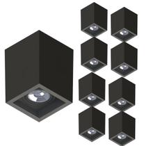 9 Spot Sobrepor Save Energy Boxit Par30 E27 Preto 110/220v 9 Spot Sobrepor Save Energy Boxit Par30 E27 Preto 110/220v