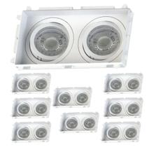 9 Spots Duplo de Embutir Par20 com Base E27 Save Energy