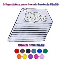 9 Tapetinhos Macios para Dormir Pet Antipulgas 200 Lavagens 100x70 Sortidos Quality
