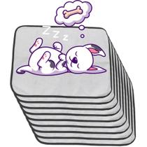 9 Tapetinhos Macios para Dormir Pet Antipulgas 200 Lavagens 70x50 Tradicional Ecológico Quality 9 Tapetinhos Macios para Dormir Pet Antipulgas 200 Lavagens 70x50 Tradicional Ecológico Quality