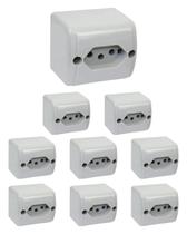 9 Tomada 2p+t 20A 250V Silentoque Sobrepor Pial Legrand