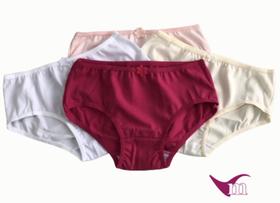 9 Unidades Cores Sortidas Calcinha Infantil em Cotton - Ref. 540 9 Unidades Cores Sortidas Calcinha Infantil em Cotton - Ref. 540