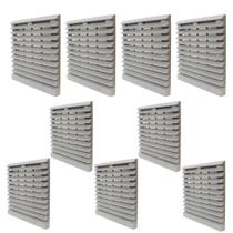 9 Venezianas Grelha C/ Filtro Para Microventilador Metaltex