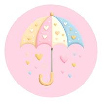 90 Adesivos Chuva De Amor Menina Chuva De Bençãos 90 Adesivos Chuva De Amor Menina Chuva De Bençãos