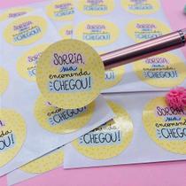90 Adesivos Frases Sorria Sua Encomenda Chegou
