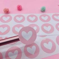 90 Adesivos Lacre Coração 3x3cm Unboxing Embalagens Colante Rosa Bebê 90 Adesivos Lacre Coração 3x3cm Unboxing Embalagens Colante Rosa Bebê