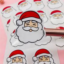 90 Adesivos Papai Noel Feliz Natal
