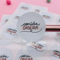 90 Adesivos Rótulos Comida Caseira