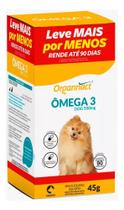90 Cápsulas Omega 3 Dog 500mg Organnact 90 Cápsulas Omega 3 Dog 500mg Organnact