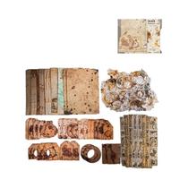 90 Peças De Papel Decorativo Para Caderno, Material De Colagem Para Scrapbook Com Manuscritos De