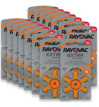 90 Pilha Baterias 13 Pr48 Aparelho Auditivo Rayovac Original