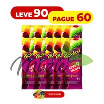 90 Preservativo Camisinha Blowtex Tutti Frutti 10 Emb c/ 9