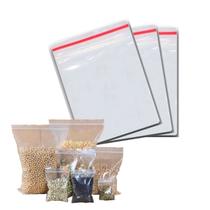 90 UN Sacos Zipclick Fecho duplo Hermético Alimentos lanche