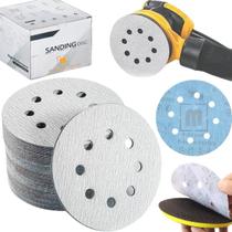 90 X Lixas Disco Anti-Empastamento 7 Polegadas 180mm 8 Furos Pluma Grão Lixadeira Politriz KaQi 90 X Lixas Disco Anti-Empastamento 7 Polegadas 180mm 8 Furos Pluma Grão Lixadeira Politriz KaQi