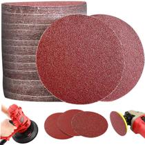 90 X Lixas Disco Grão Liso 125mm 5 Pol. Lixadeira Politriz KaQi 90 X Lixas Disco Grão Liso 125mm 5 Pol. Lixadeira Politriz KaQi