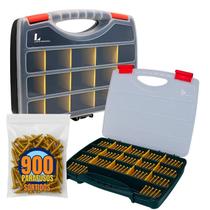 900 Parafusos Madeira Philips Chipboard Sortidos e Maleta