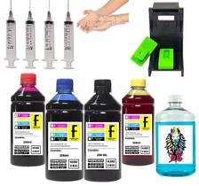 900ml Kit Tinta Recarga Compatível Cartucho Hp 122 662 60 Snap Fill+ Manual de Instruções