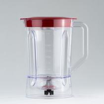 9062 - Copo Compatível com Philco Ph900 / Philco Plq915/ Fun Kitchen/ Britânia B1000/ (Tampa Verm) Cristal