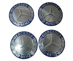90mm Emblemas Centro Rodas Mercedes Benz Serie C A E S SLK