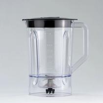 9197 - Copo Jarra Compatível Philco Ph Touch 800w / Philco Plq800 Turbo/ Philco Plq950 900w - Britânia diamante 1000 Cristal Tampa Preta