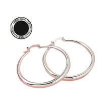 925 prata esterlina polido círculo brincos moda feminina charme presente jóias 925 prata esterlina polido círculo brincos moda feminina charme presente jóias