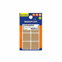 9336 feltro ades quad marrom 25x25mm - bemfixa