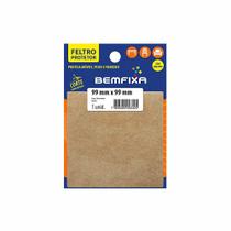 9342 feltro ades quad marrom 99x99mm - bemfixa