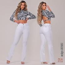 93693 - calça online boot cut branca 93693 - calça online boot cut branca