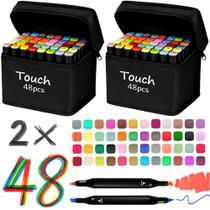 96 Marcadores Permanentes Ponta Dupla hobby Bob Good Pintura