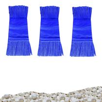 96 Papel De Bala Seda Duas Franjas laranja Aniversário Doce