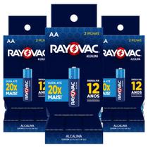 96 Pilhas Alcalinas Rayovac Pequena Aa ( 3 Tubos) 96 Pilhas Alcalinas Rayovac Pequena Aa ( 3 Tubos)