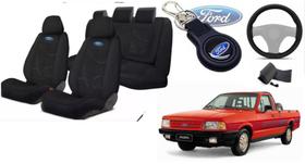 983Capas Tecido Premium para Ford Pampa 1982-1997 983Capas Tecido Premium para Ford Pampa 1982-1997