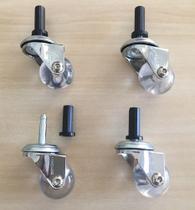 (9pçs) Rodizio Giratorio Roda 35mm Gel Pino 7mm + Bucha 10mm