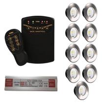 9x led slim 10w tholz + fonte 120w + basic smartpool 9x led slim 10w tholz + fonte 120w + basic smartpool