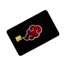 A-Akatsuki Anime Film Skin Cover Adesivos Para Cartão De Crédito 4 Unidades Decoração Frontal De