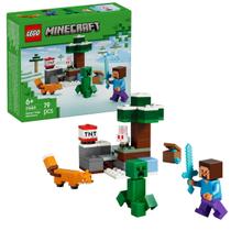A aventura de Steve na Taiga Minecraft 79 Peças 21583 - Lego A aventura de Steve na Taiga Minecraft 79 Peças 21583 - Lego