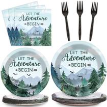 A aventura de utensílios de mesa espera por você. Deixe a aventura começar - 24 convidados A aventura de utensílios de mesa espera por você. Deixe a aventura começar - 24 convidados