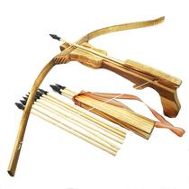 A aventura Toy Crossbow espera por você! com 10 flechas de madeira e aljava