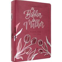 A Bíblia da Mulher, Capa Luxo Rosa - RC - SBB