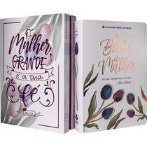 A Bíblia da Mulher - Grande - Branca- ARC - Capa Tulipa - Nova Edição