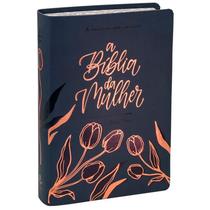 A Bíblia da Mulher Letra Grande ARC Luxo Azul - SBB