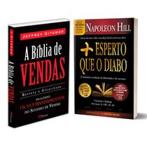 A Bíblia de Vendas, Consagrado, Melhor Livro De Vendas Já Publicado, Jeffrey Gitomer + Mais Esperto Que O Diabo, Napoleon Hill, O Mistério Revelado