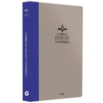 A Bíblia Em Um Ano Cronológica NVI Capa Dura Cinza