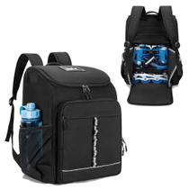 A bolsa de patins GOBUROS serve para sapatos masculinos até os EUA, 13 pretas A bolsa de patins GOBUROS serve para sapatos masculinos até os EUA, 13 pretas