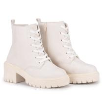 A Bota Feminina Charmosinha Vilela Shoes Branco