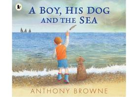 A boy, his dog and the sea A boy, his dog and the sea